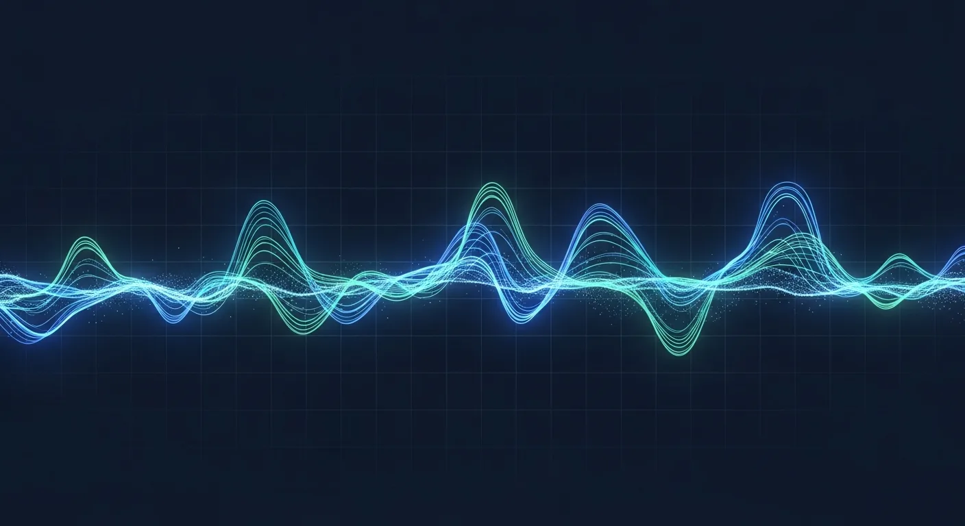 Abstract editorial data-visualization illustration in balanced, blue-toned tones representing SOL and the broader cryptocurrency market — crypto scenario analysis.
